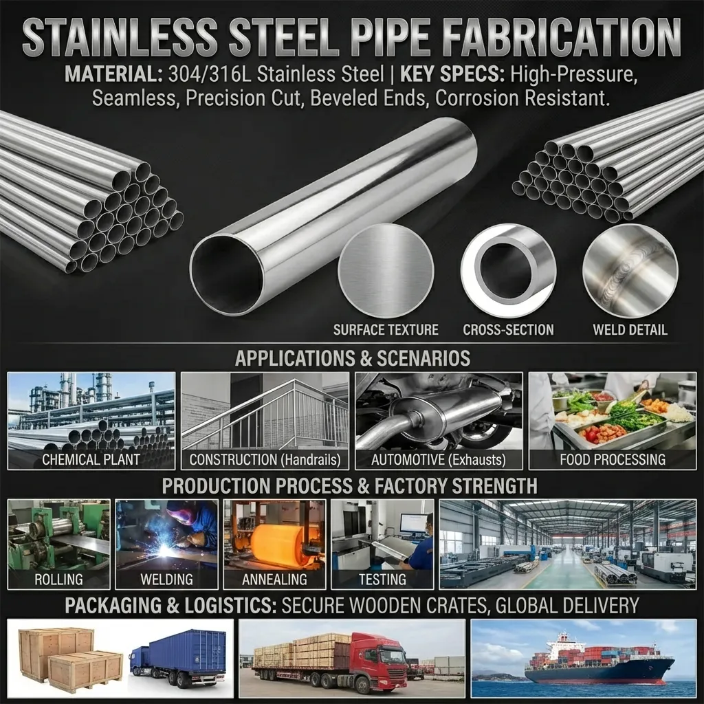 Stainless steel pipe manufacturing details