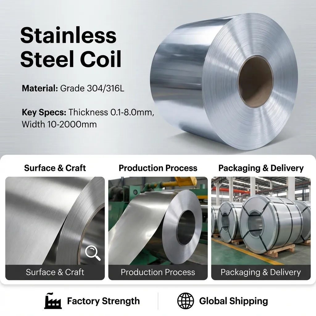 Stainless steel coil