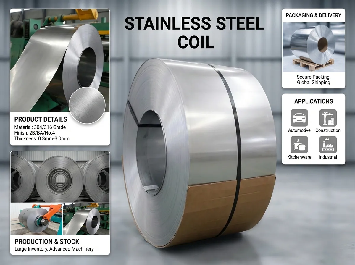 Stainless steel coil