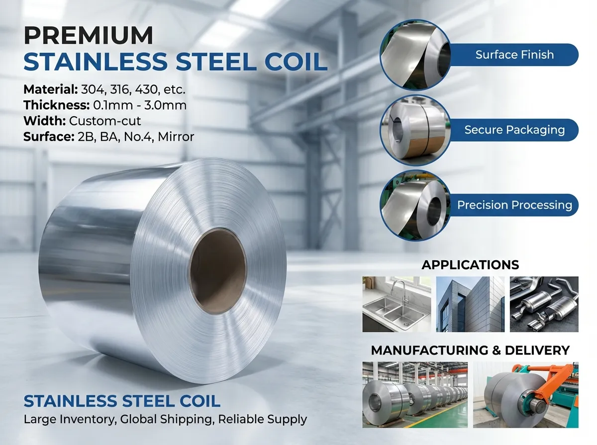 Stainless steel coil