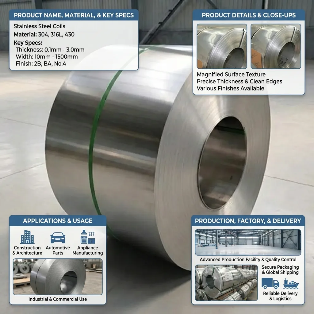 304 stainless steel coil supplier