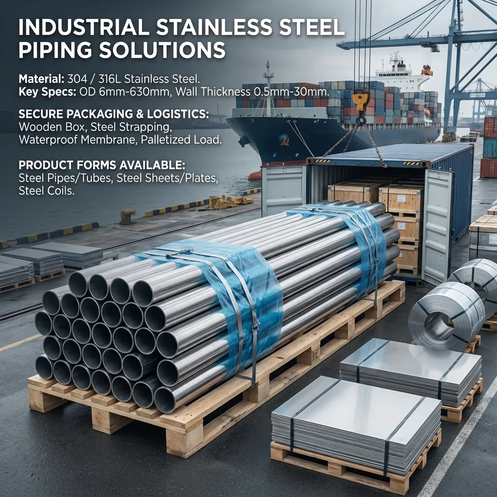stainless steel pipe dimensions manufacturer
