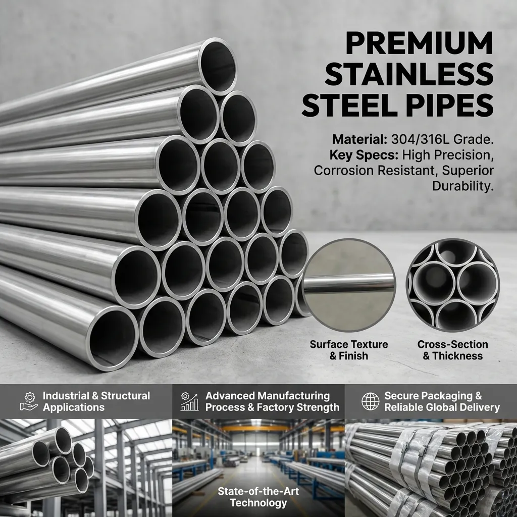 3 stainless steel exhaust pipe supplier