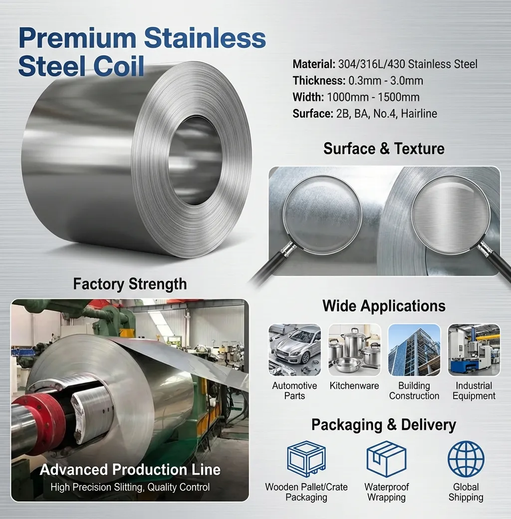 301 stainless steel coil supplier