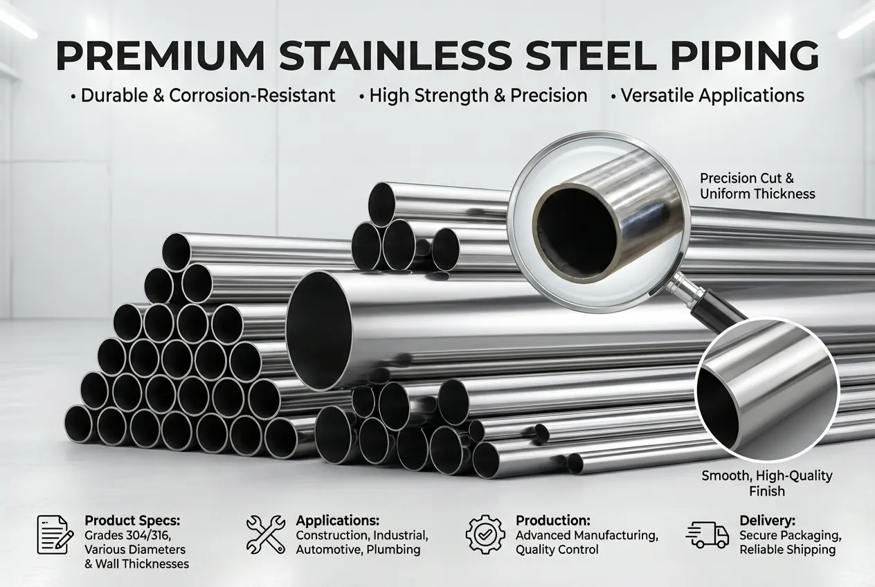 Austenitic stainless steel pipe supplier