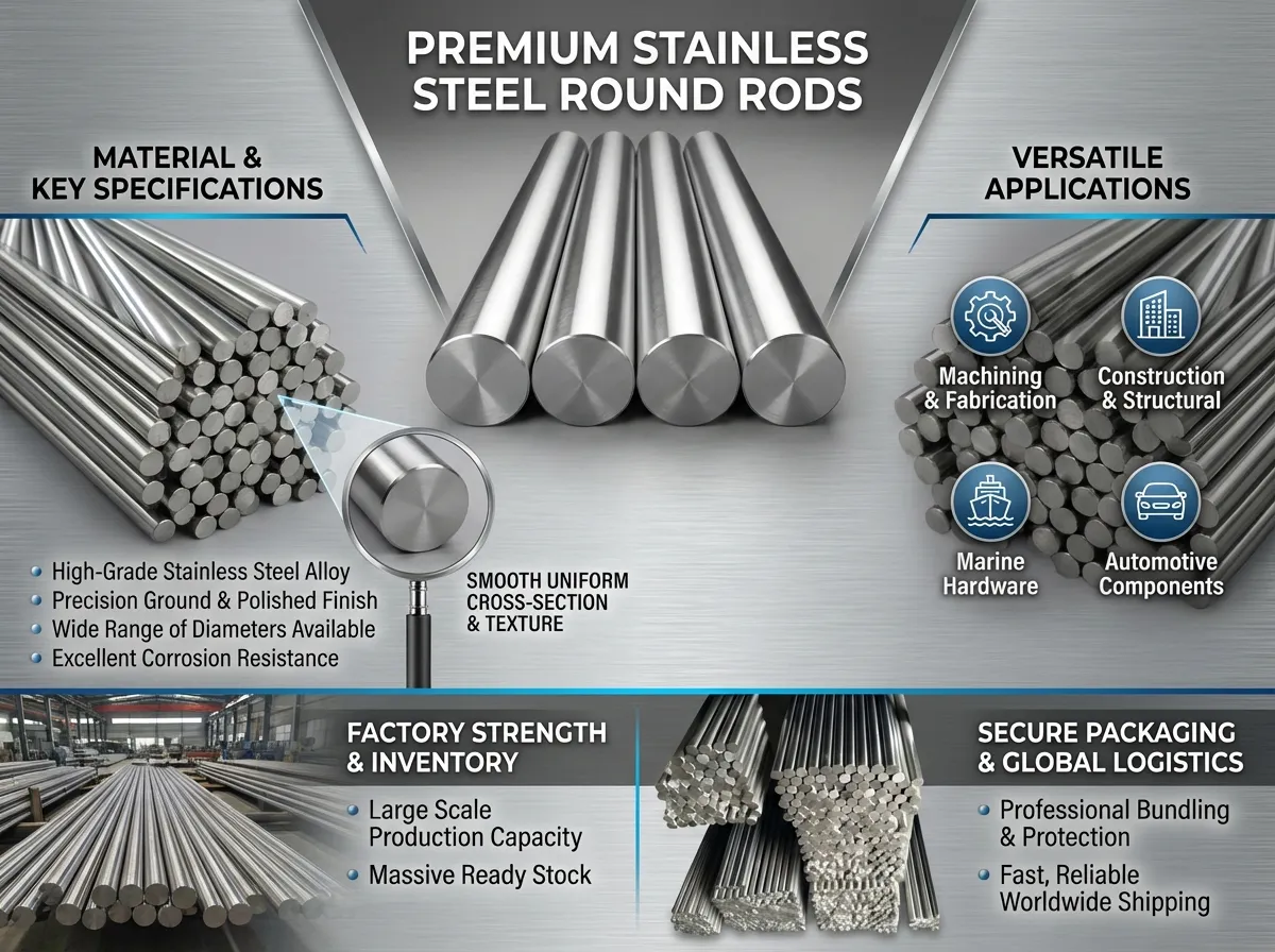 30mm stainless steel rod supplier