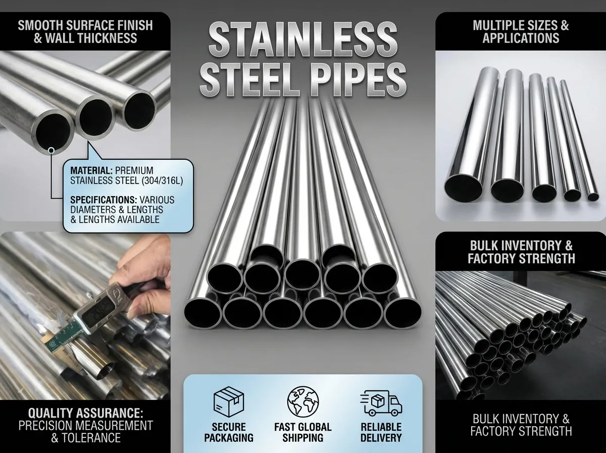 polished stainless steel pipe supplier