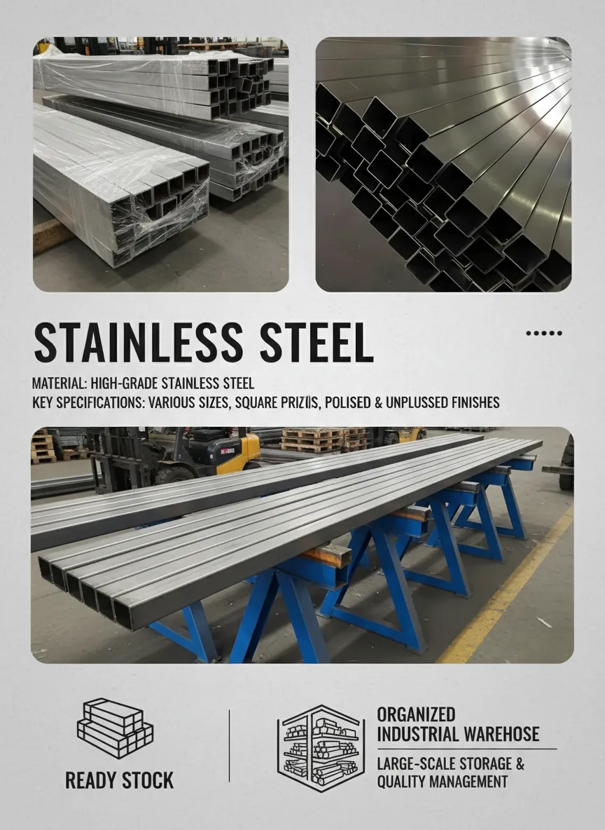 stainless steel square tube wholesale