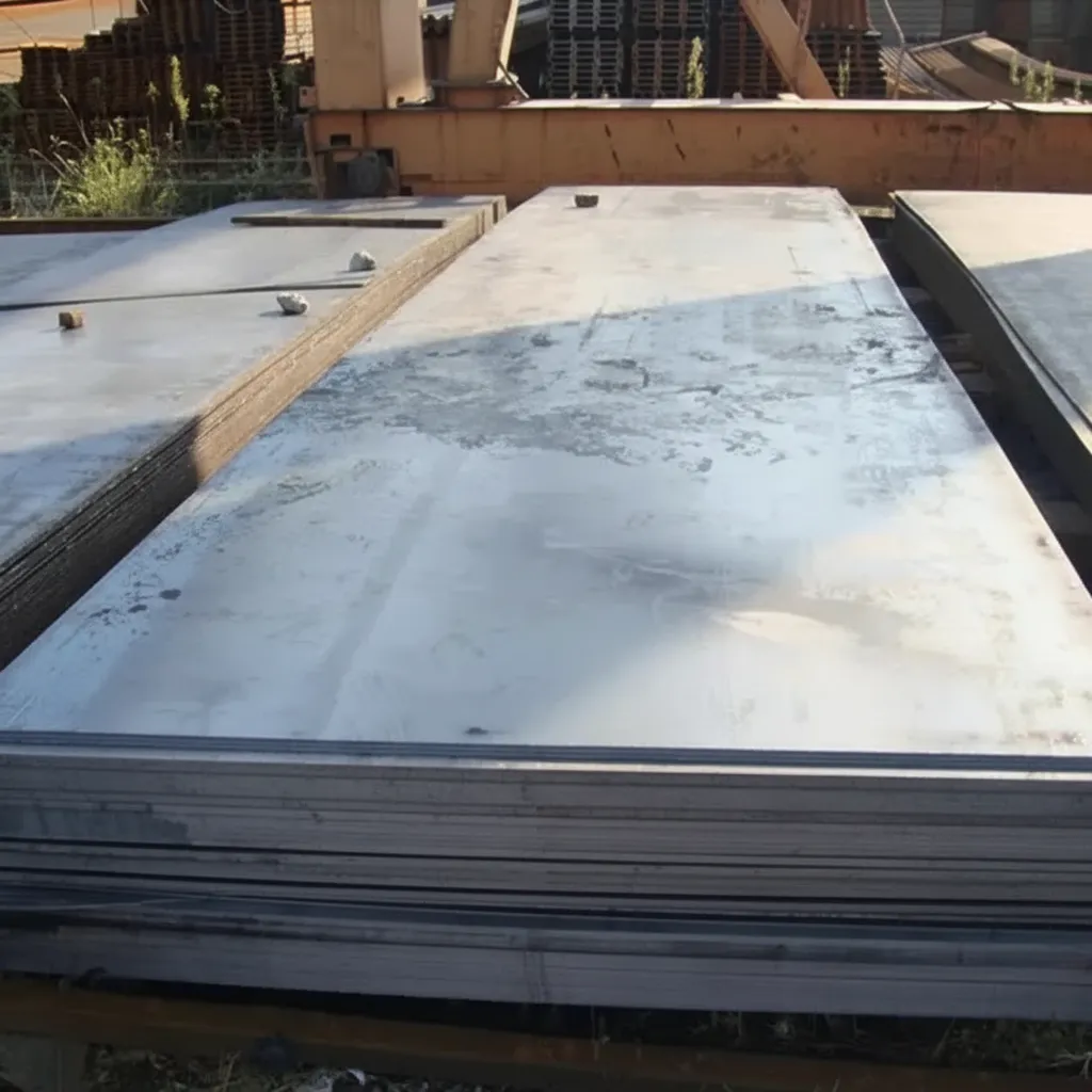 Container door plate