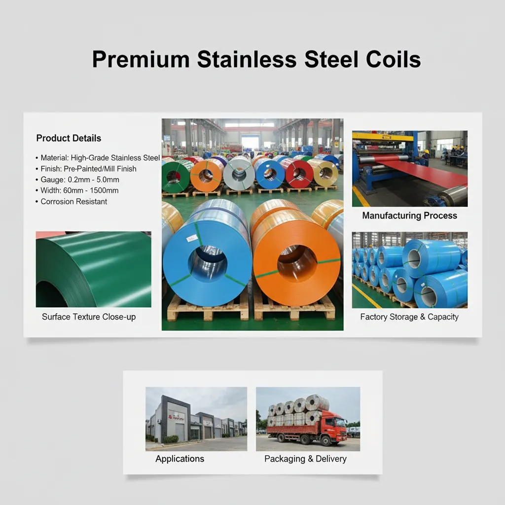 Color coated galvanized steel coil supplier