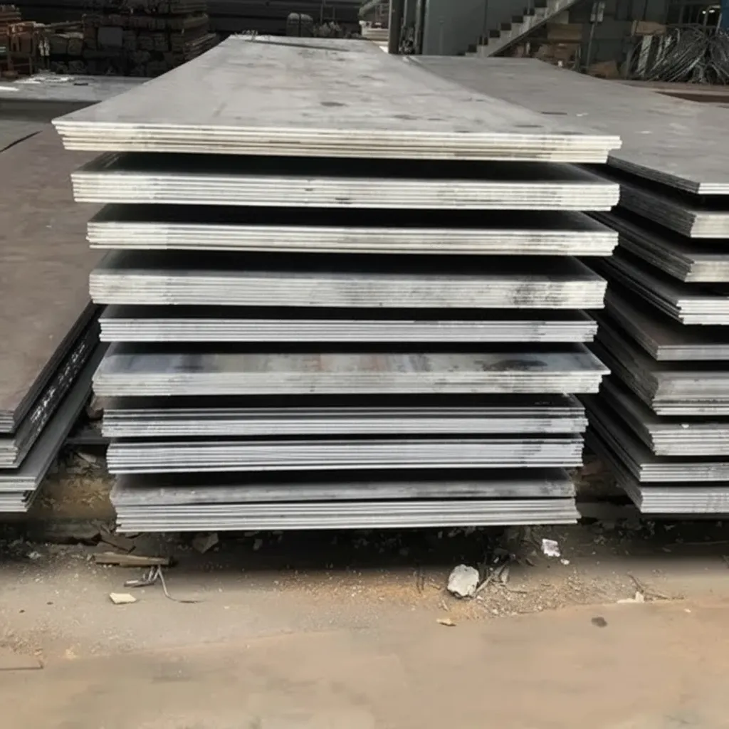 Steel plates used in shipbuilding image thumbnail