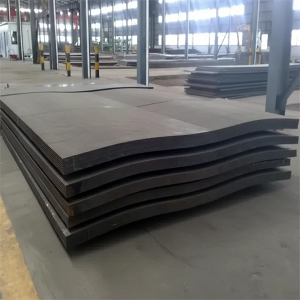Steel plates used in shipbuilding