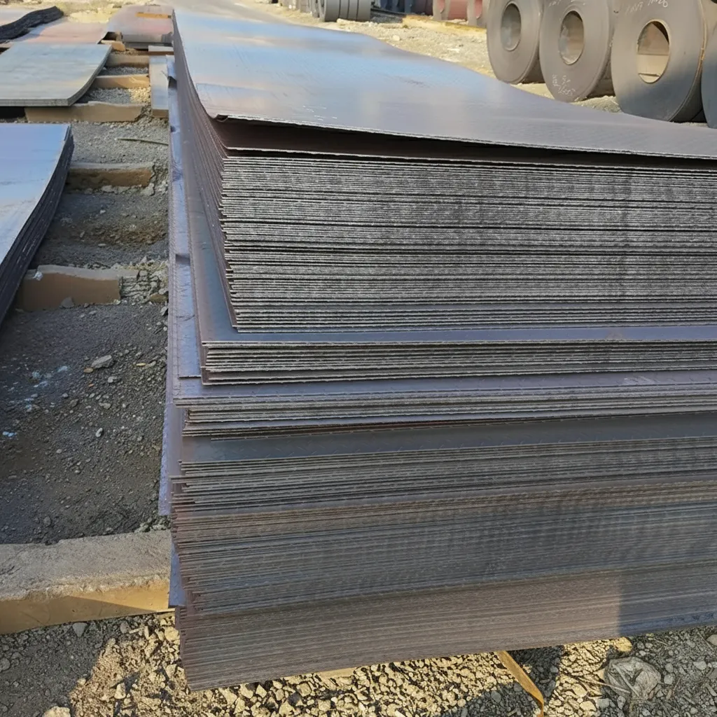 Shipbuilding quality steel plate