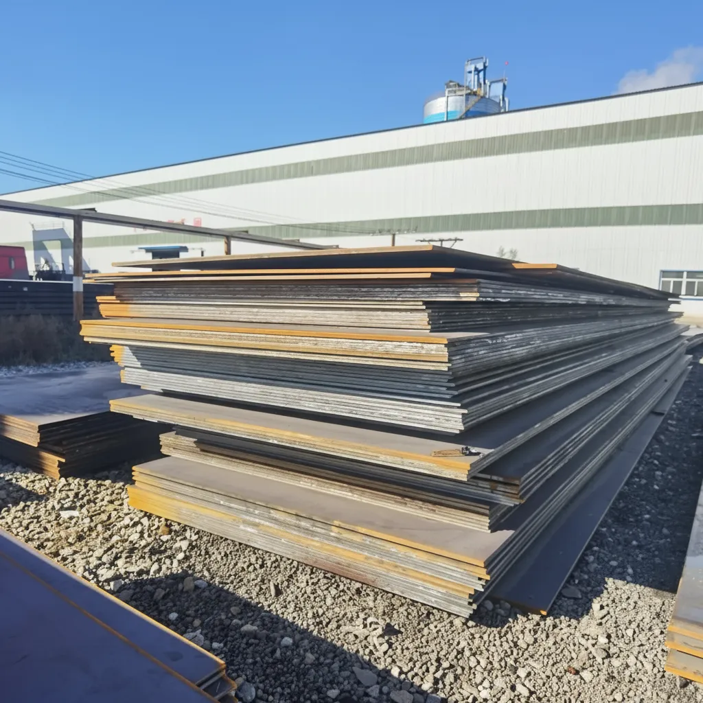 Marine container steel plate