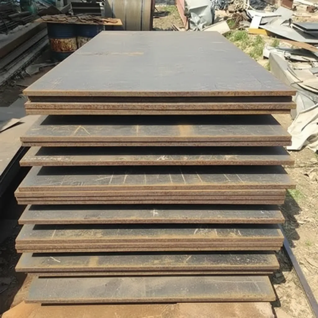Shipping container steel plate