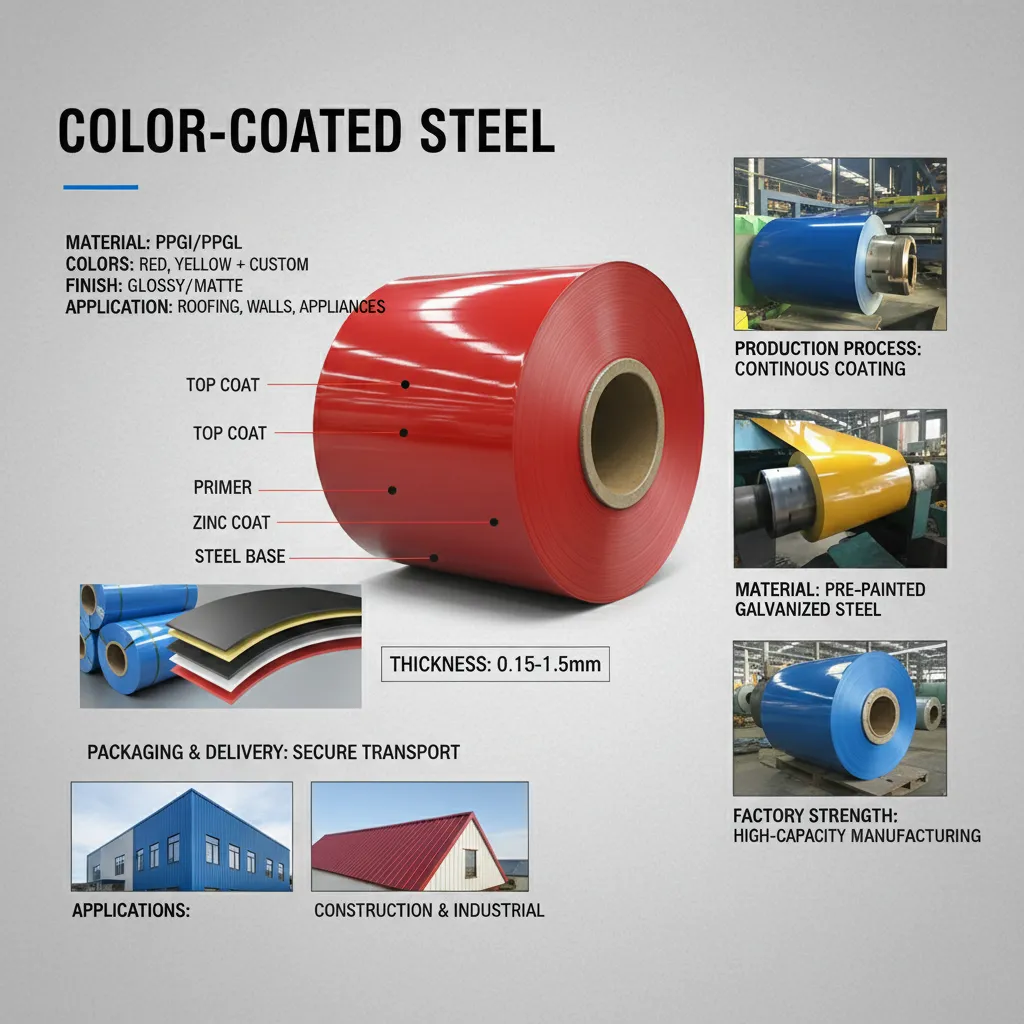 Stainless steel prepainted steel coil supplier