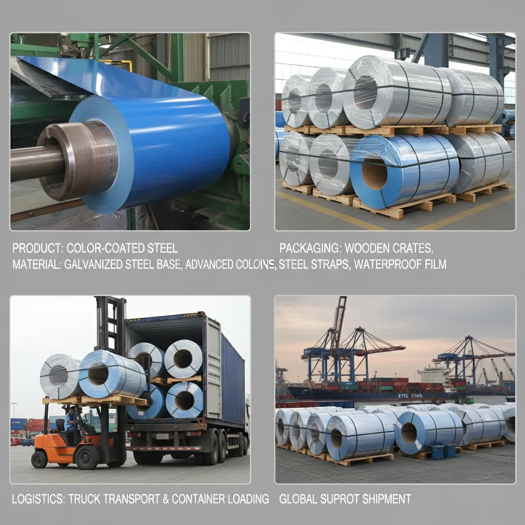 China Color coated steel roof panel manufacturer