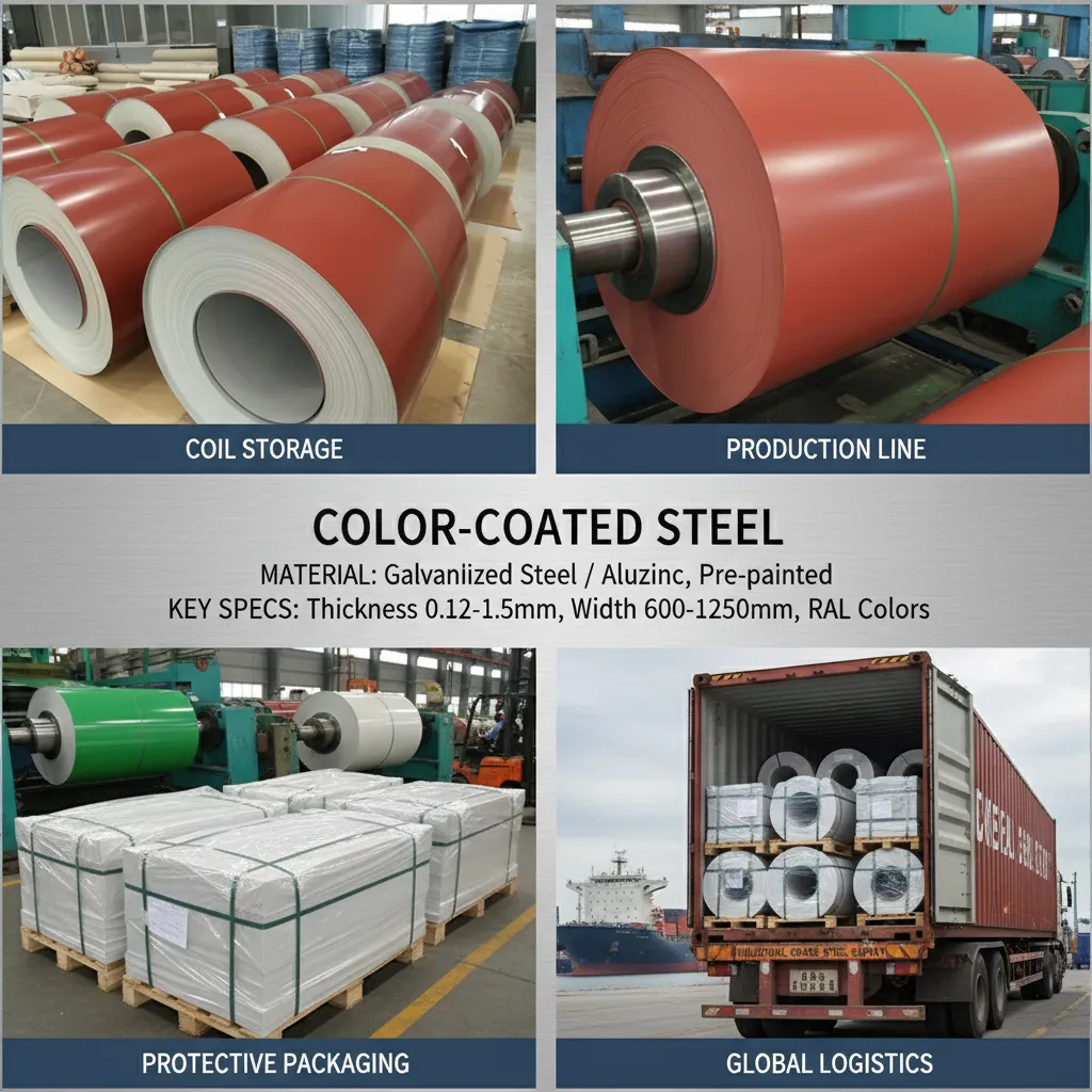 Prepainted steel coil factory manufacturer