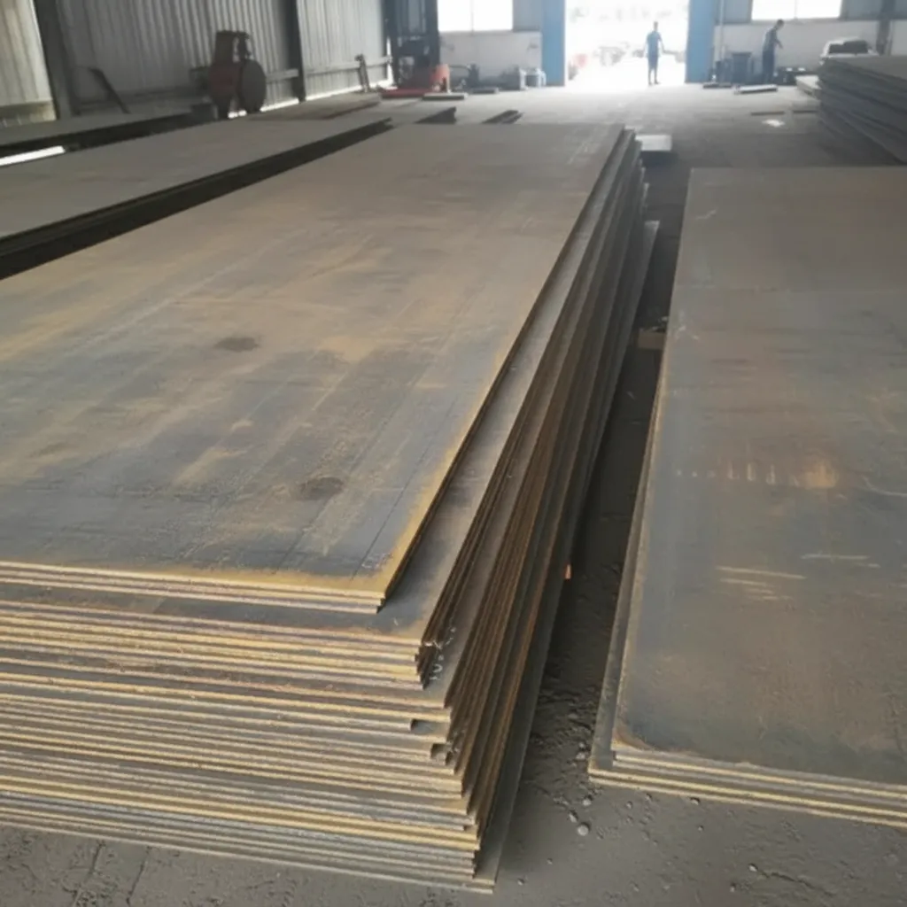 Corten steel plate cut to size
