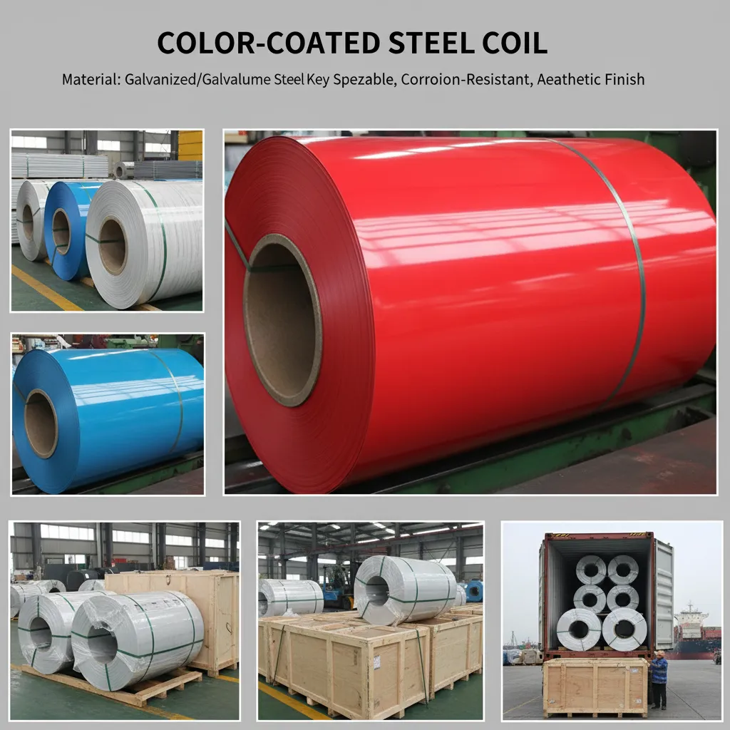 Prime color prepainted galvanized steel coil manufacturer