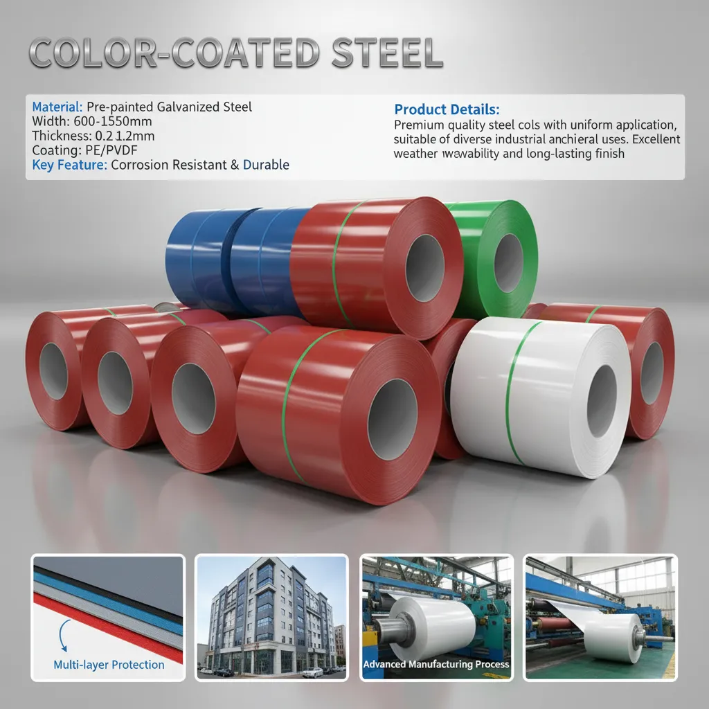 Prepainted steel coil factory supplier