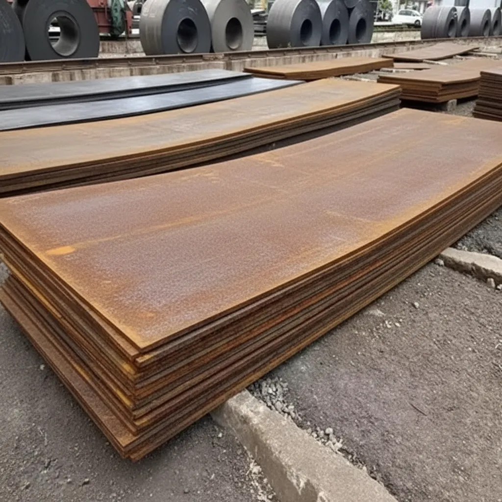 Weathering steel container plate image thumbnail