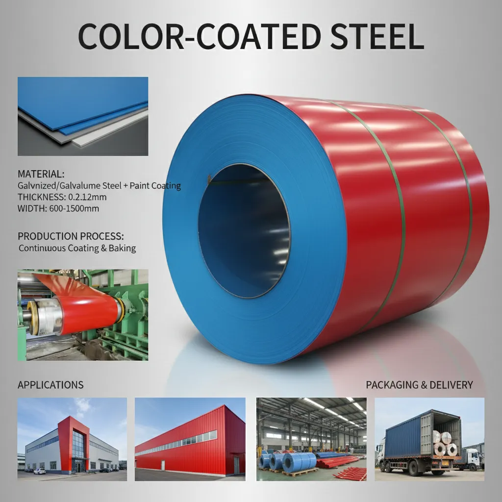 Hot dip galvanized prepainted steel coil supplier