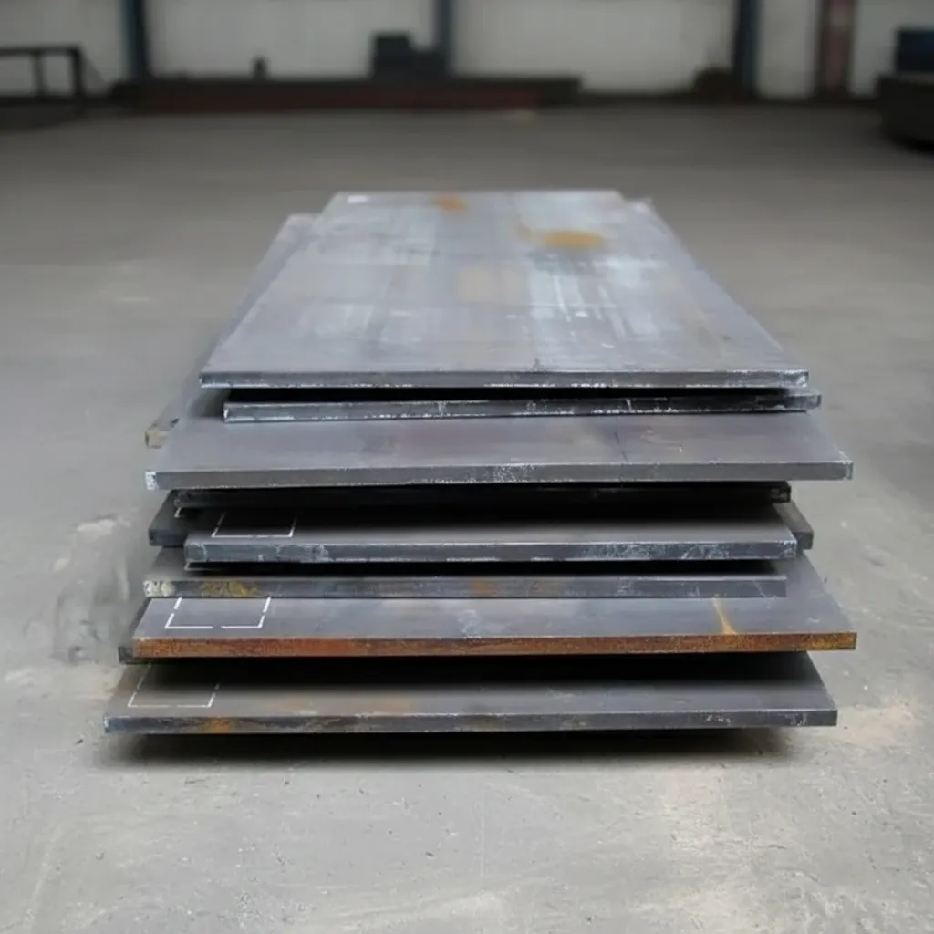 Hot rolled wear resistant steel plate