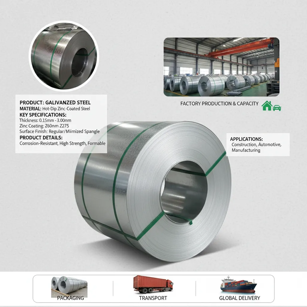Electro galvanized steel strip coil supplier