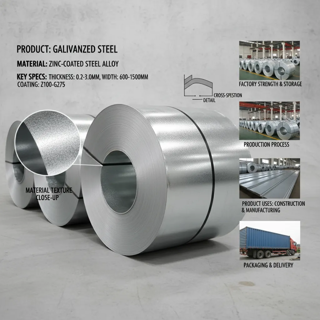 Electro galvanized steel coil manufacturer