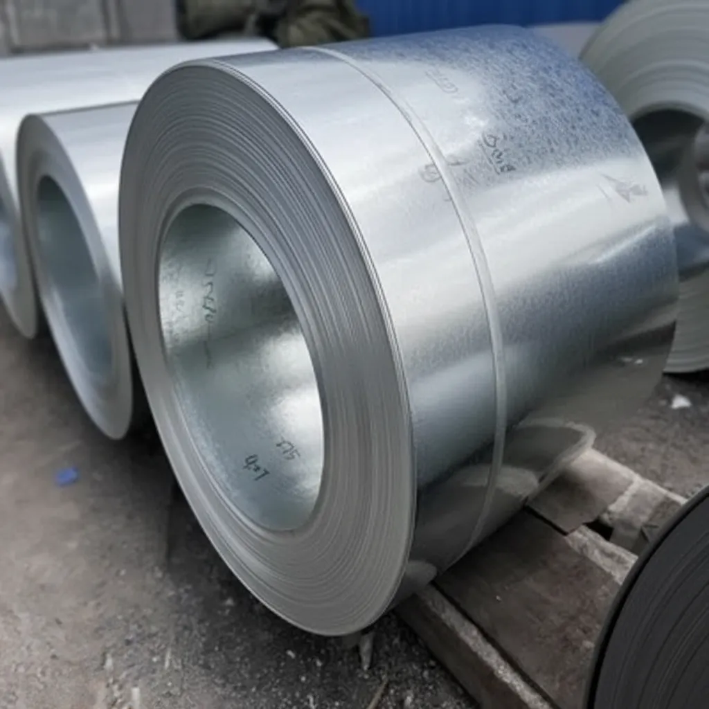 Corrugated galvalume steel coil