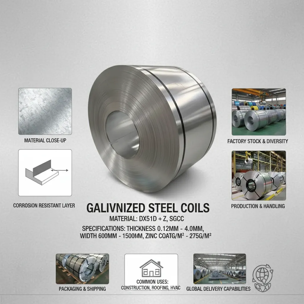 Electro galvanized steel coil supplier