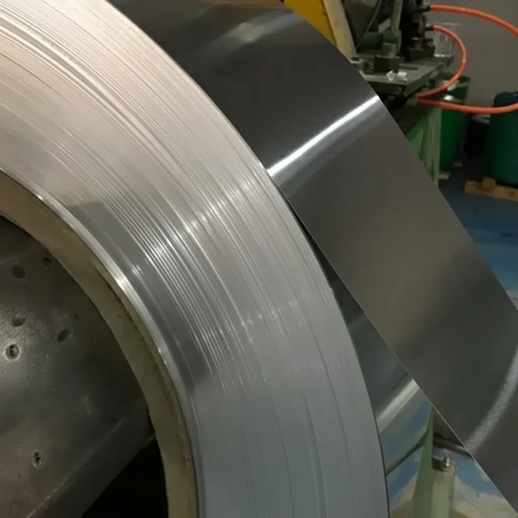 Electrolytic tinplate coil