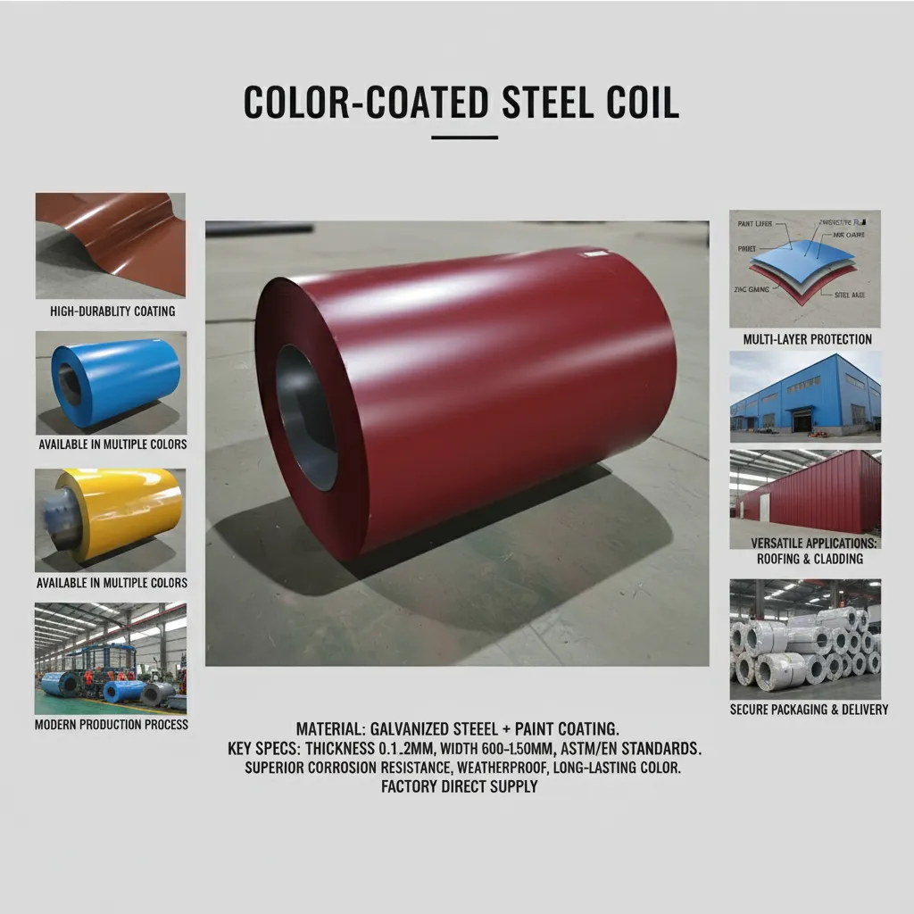 Prepainted steel coil for roofing supplier