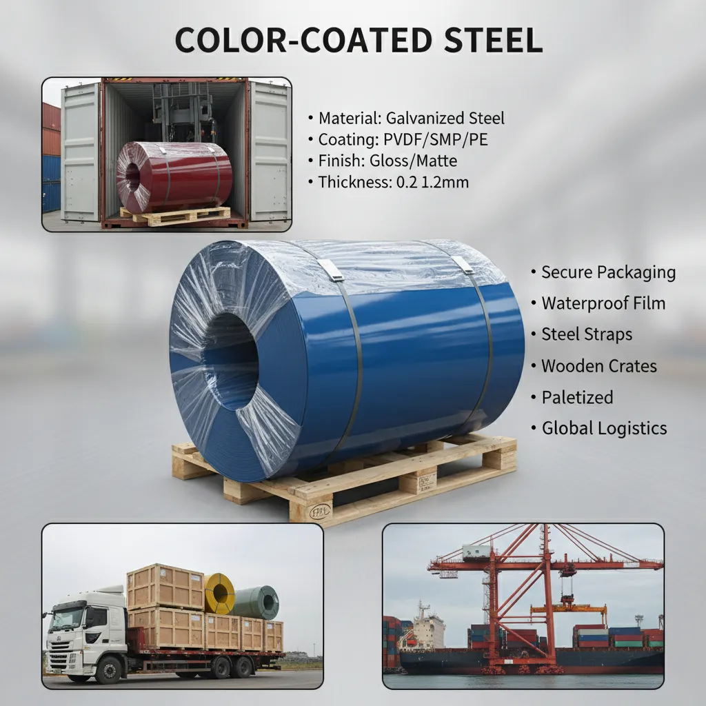 Prepainted steel coil for roofing wholesale