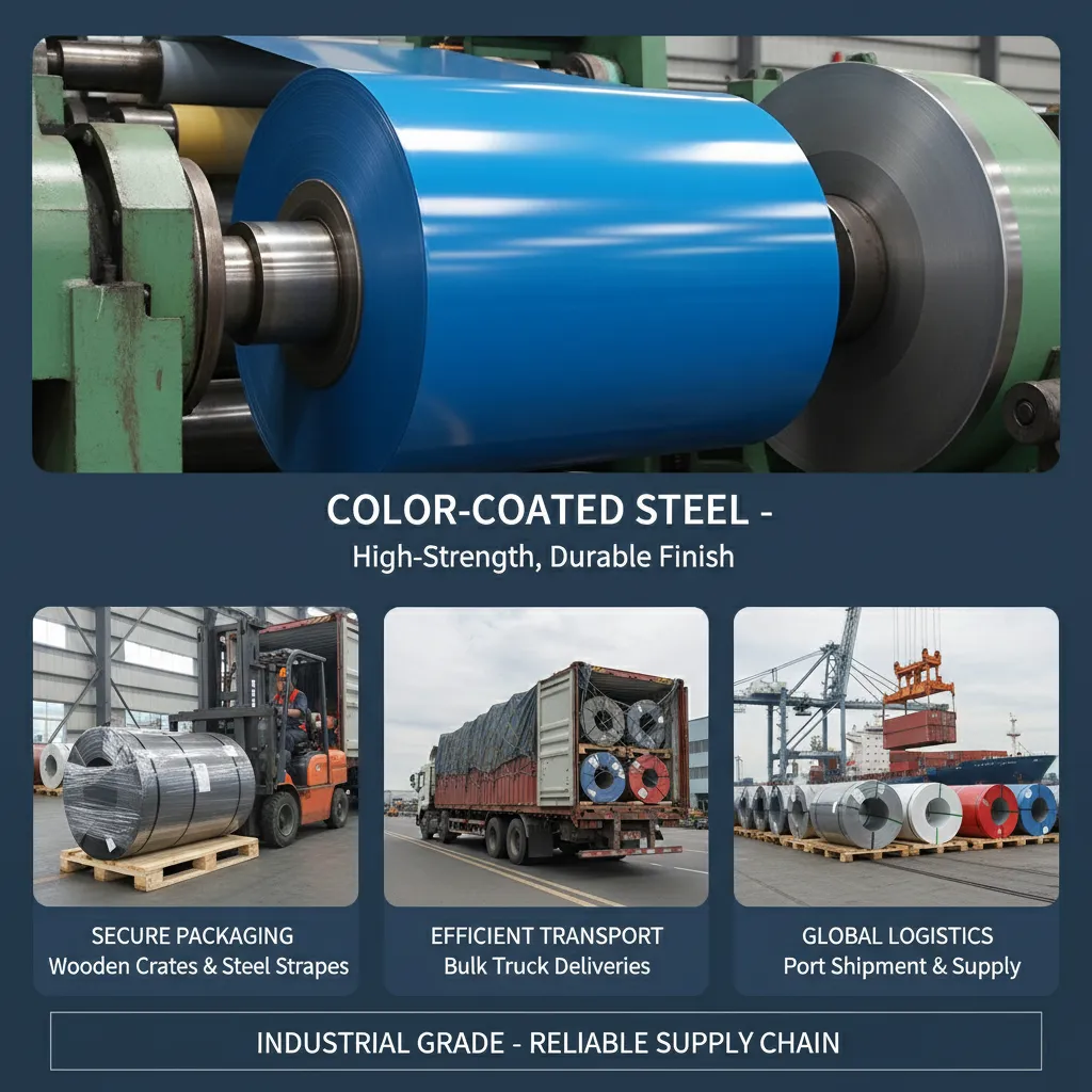 Color coated galvanized steel coil manufacturer