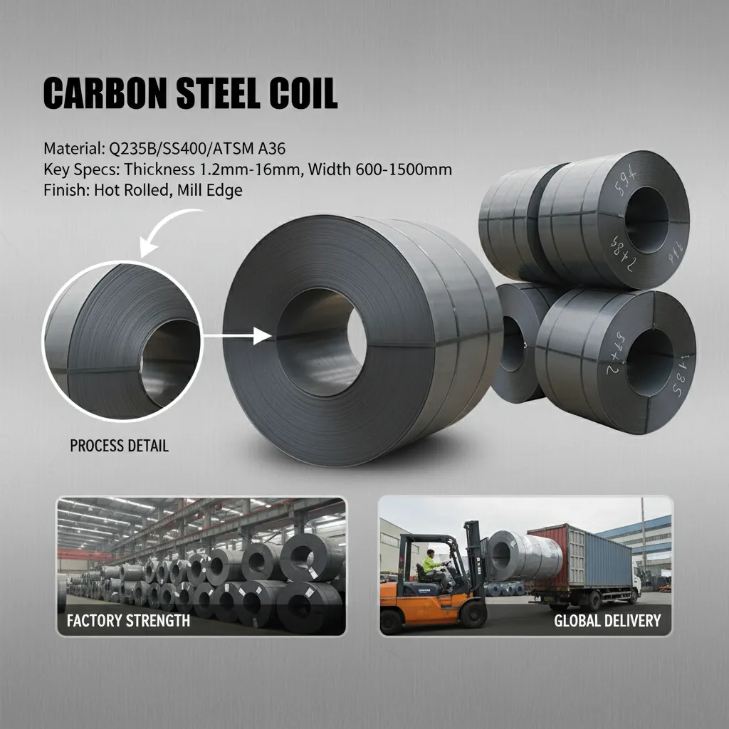 Hot rolled carbon steel coil supplier