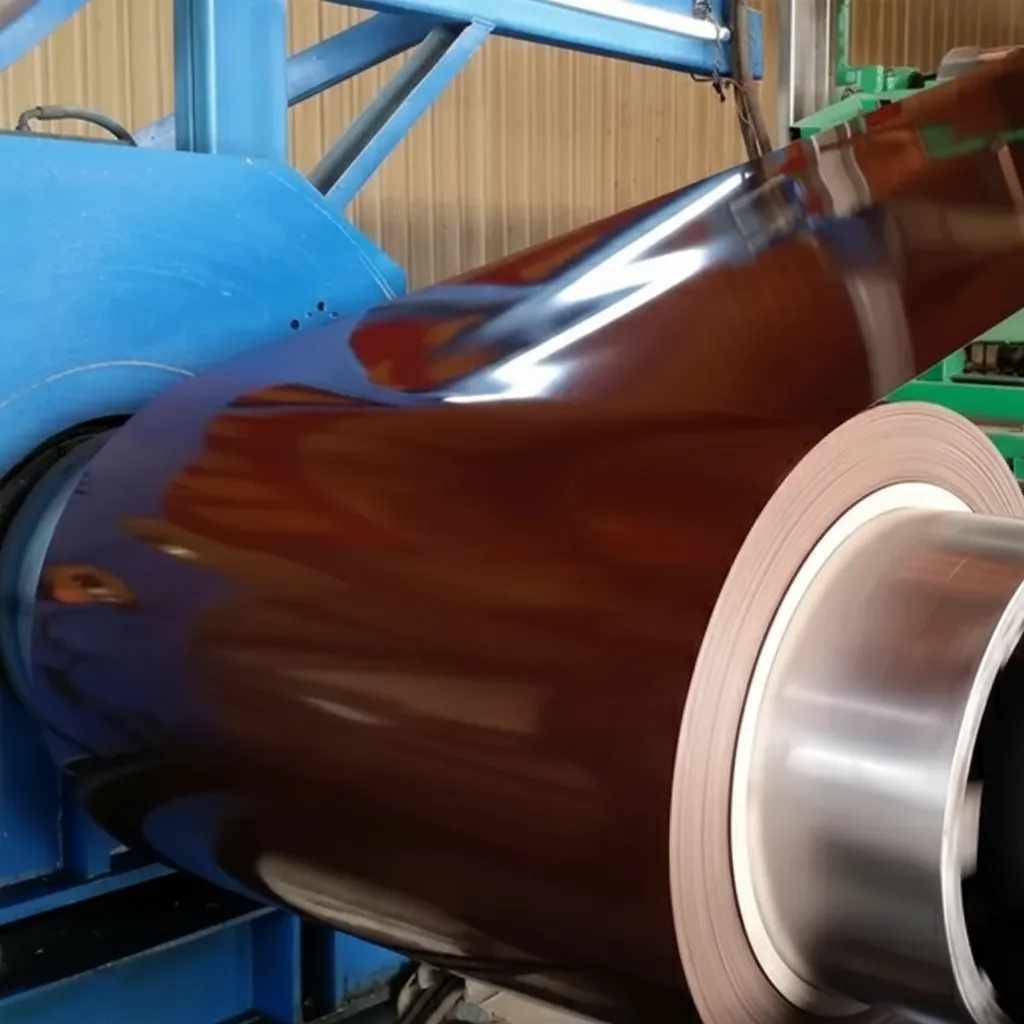 Prepainted steel coil for roofing