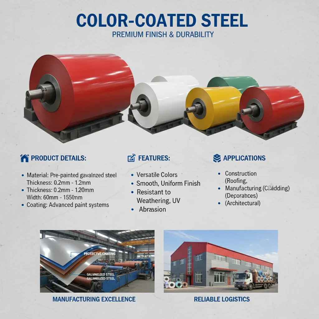 Prepainted steel coil manufacturer China