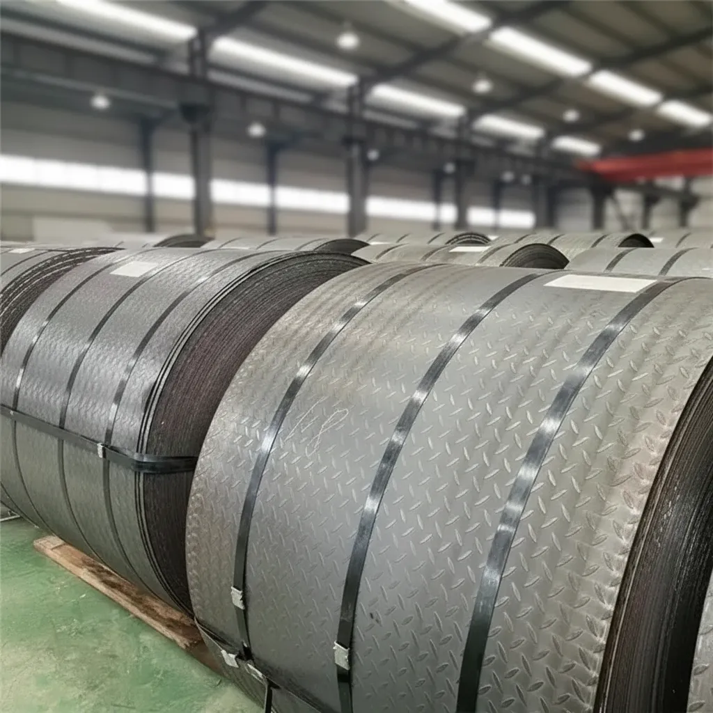 Hot rolled checkered steel coil image thumbnail