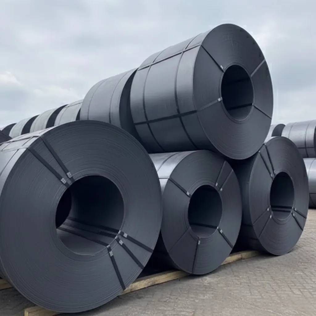 Atmospheric corrosion resistant steel coil