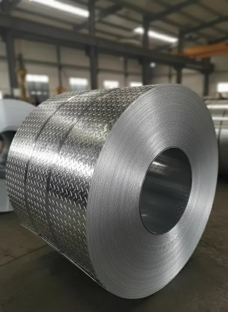 Checkered steel coil for floor image thumbnail