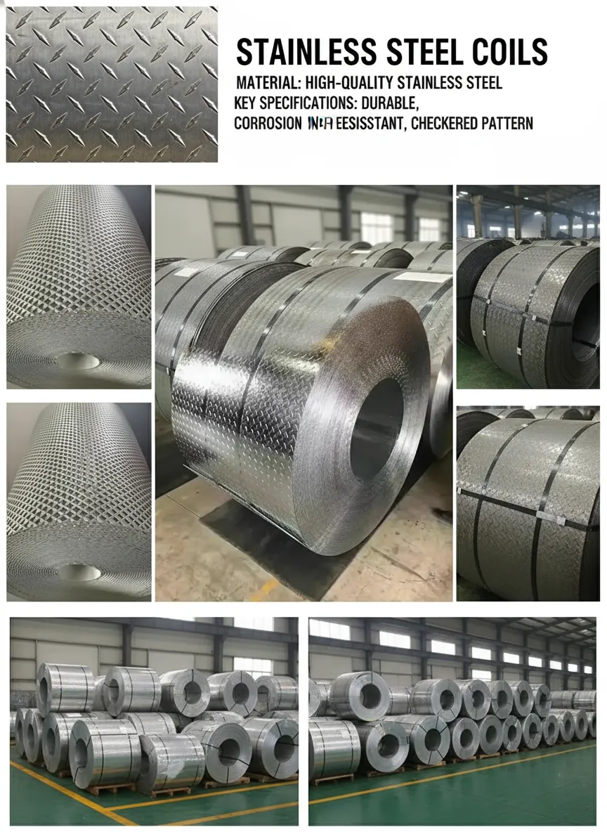Customized pattern steel coil supplier