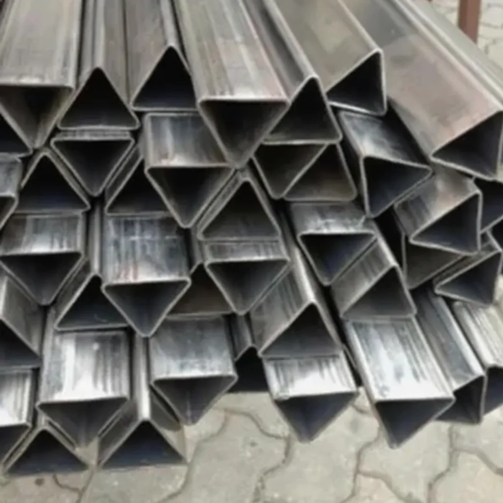 Triangular steel pipe
