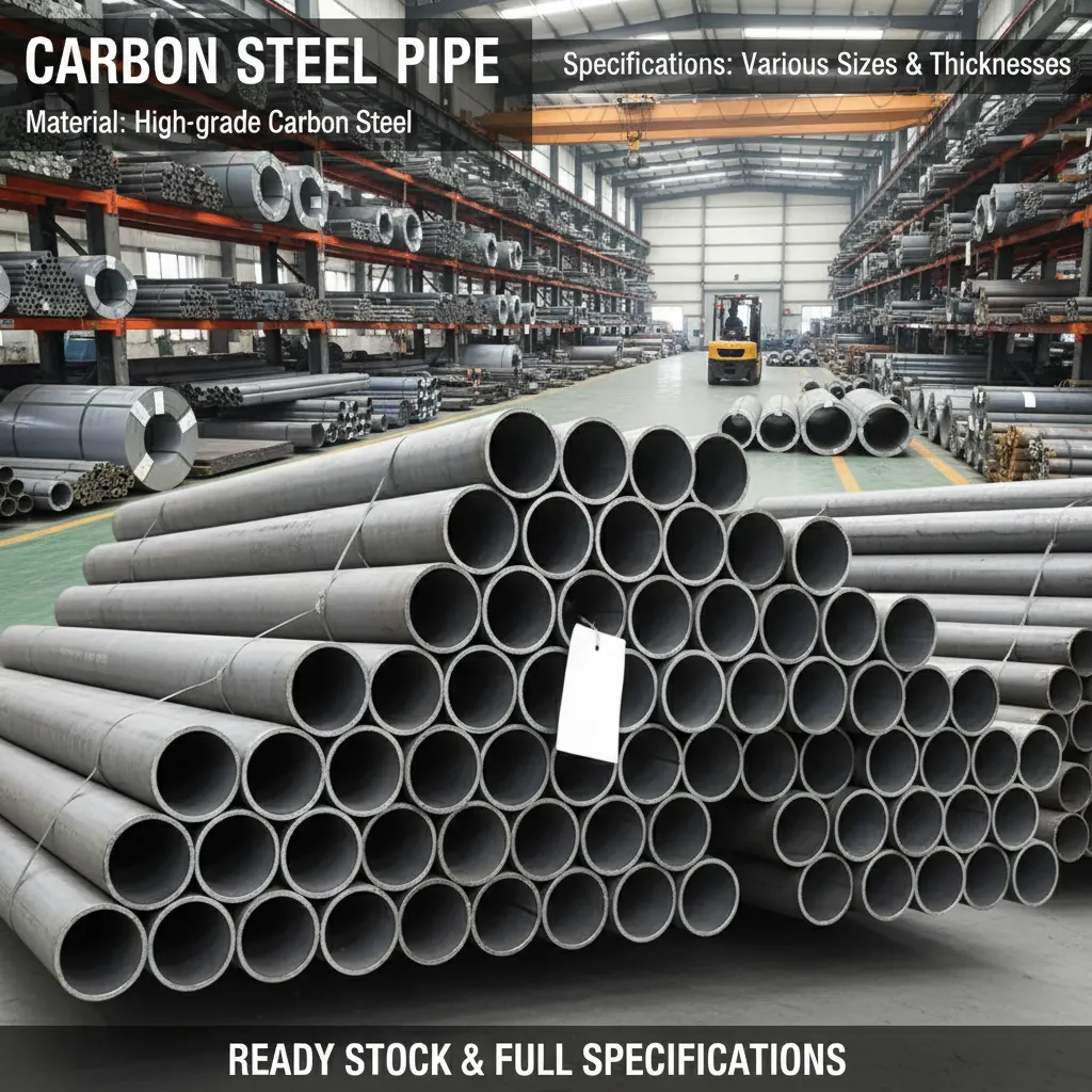 Round carbon steel pipe China