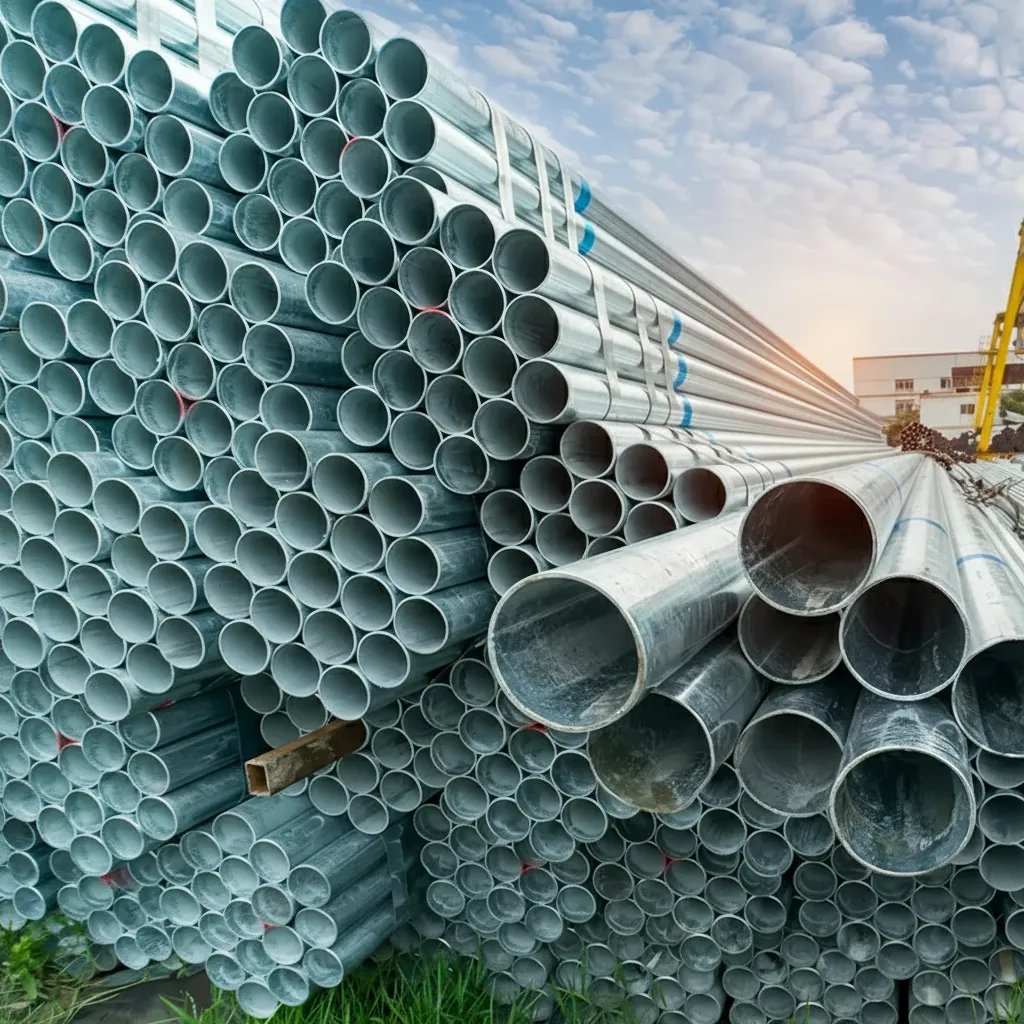 Zinc coated steel pipe image thumbnail