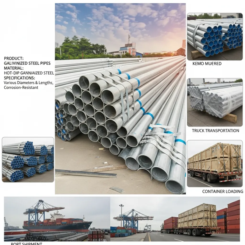 Hot dipped galvanized steel pipe wholesale
