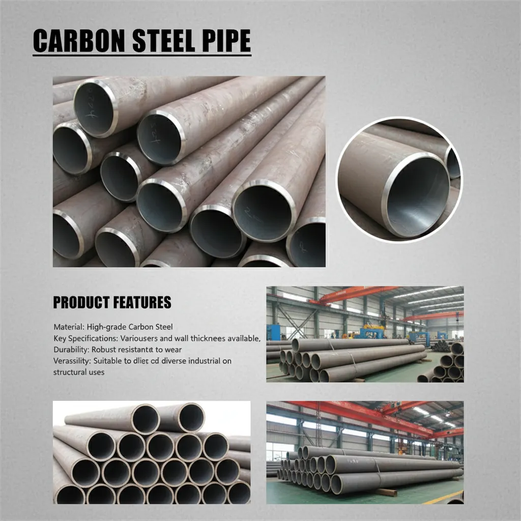 Custom size carbon steel pipe supplier