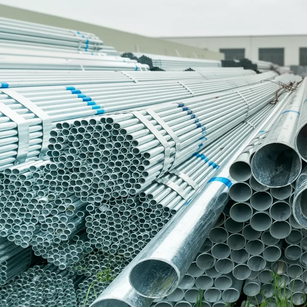 Zinc coated steel pipe image thumbnail