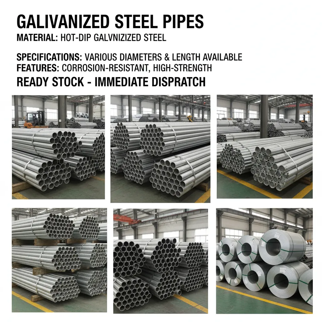 Welded galvanized steel pipe China